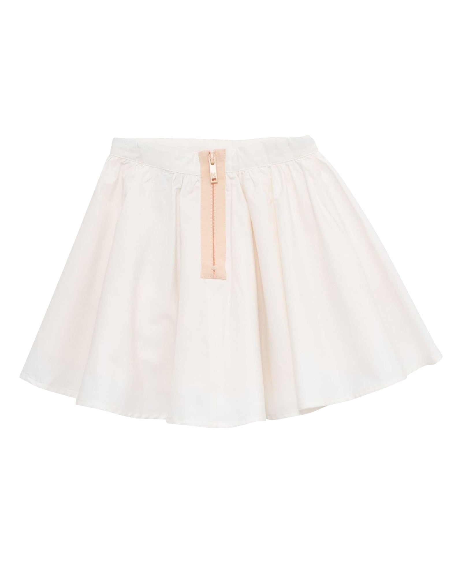 Jupe à motif jungle en coton - Naturel