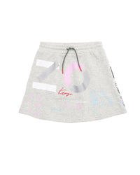 Jupe en coton bi-couleurs - Nova Beige