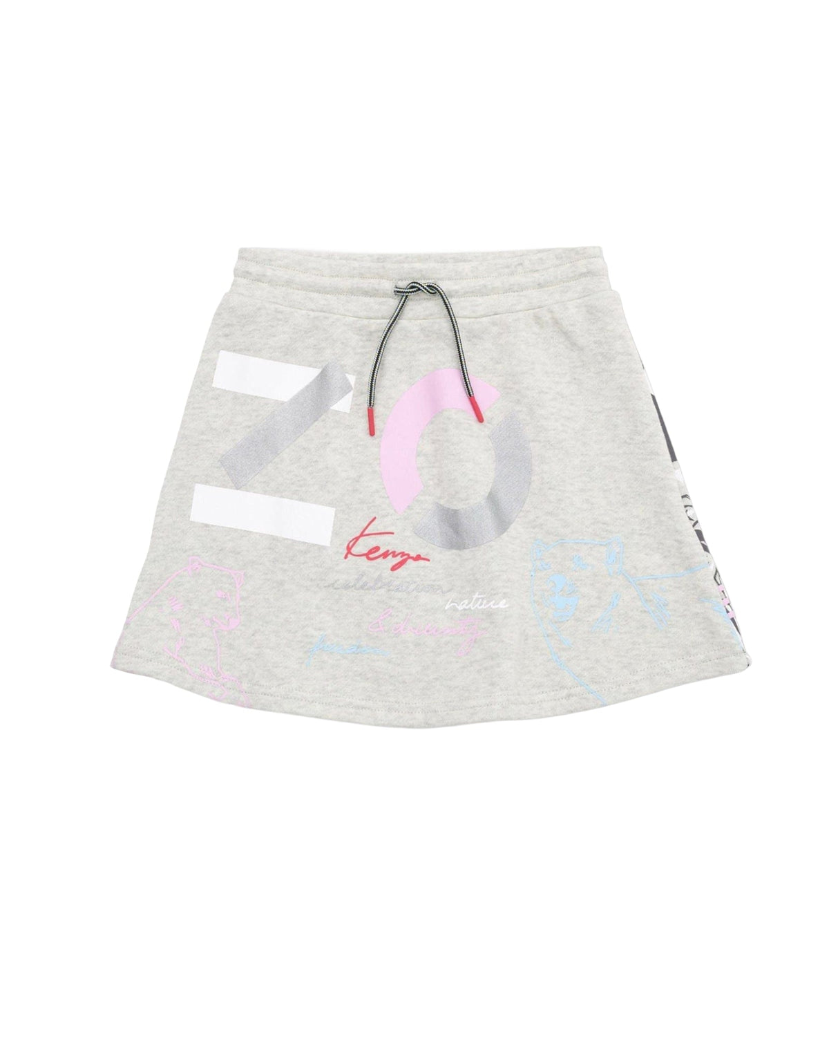 Jupe en coton bi-couleurs - Nova Beige