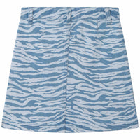 Jupe en denim motif rayures Tigre - Myosotis