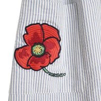 Skirt with elasticated waistband in cotton - Cendre