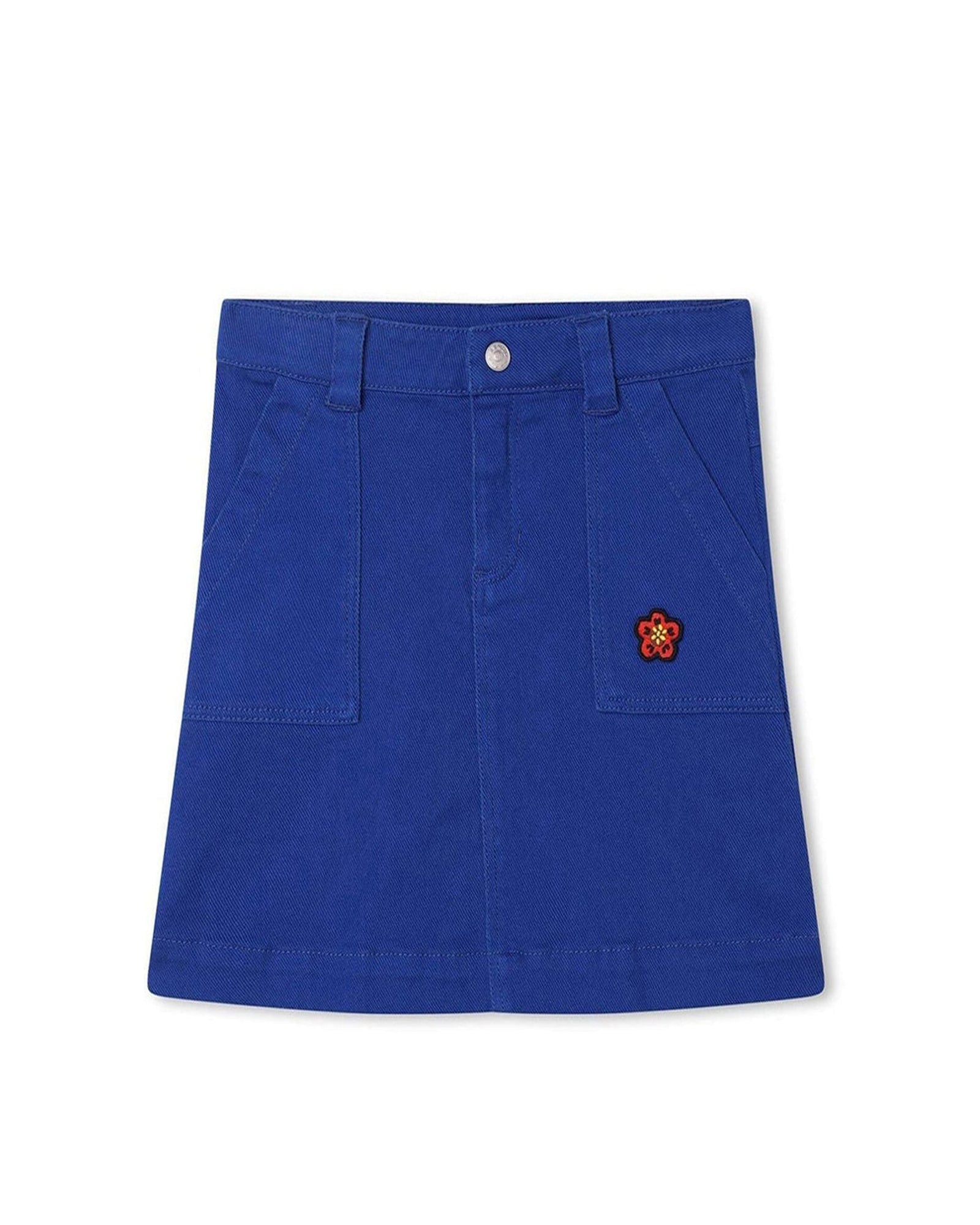 Jupe en coton - Wave blue