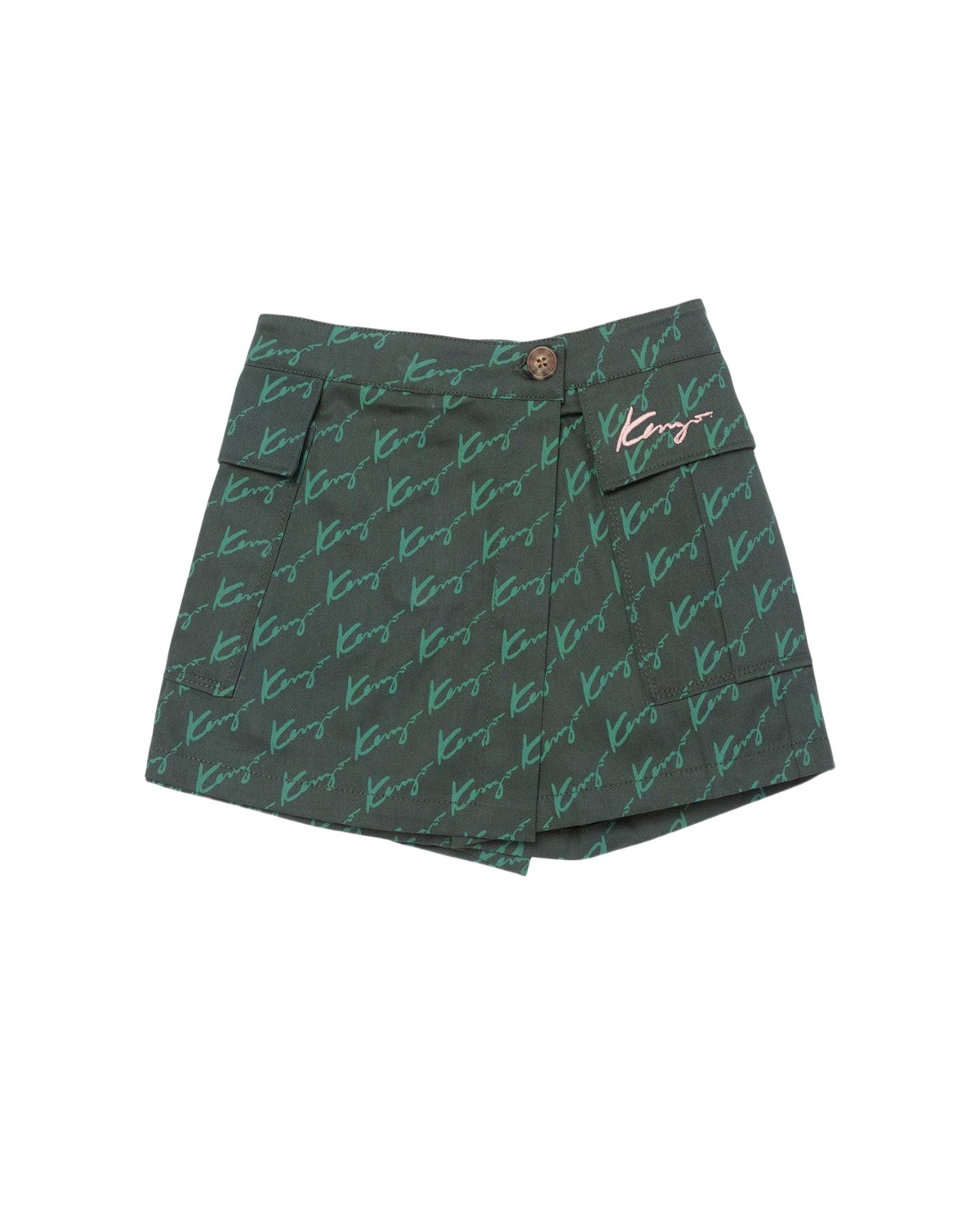 Jupe-short all-over - Prussian Green