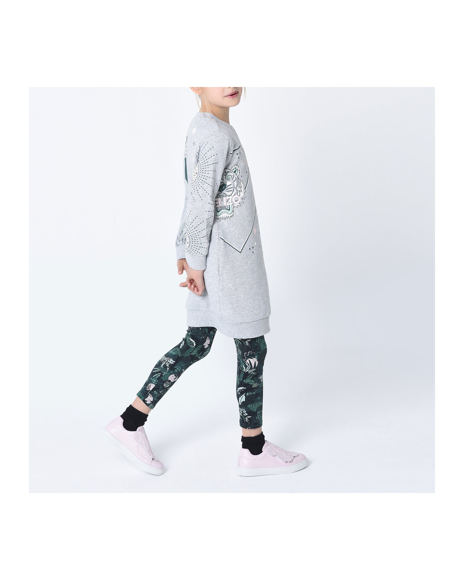 Legging à taille élastique - Vert Erable
