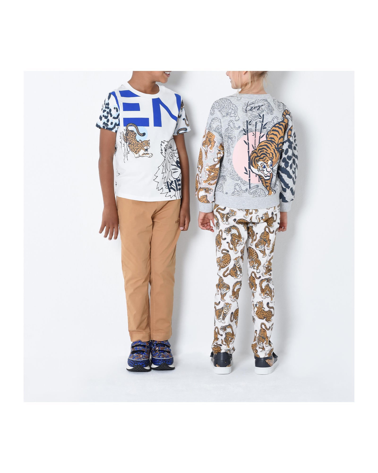 Pantalon jegging en coton - Naturel