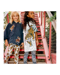 Pantalon jegging en coton - Naturel