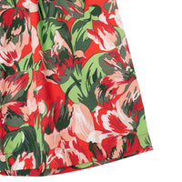 Jupe culotte en popeline - Rouge Ecarla