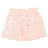 Short ample cross logo - Rose petale
