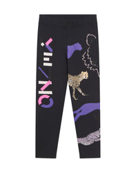 Legging à motif Multi Iconics - Gris Taupe