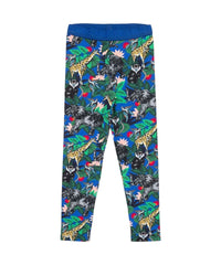 Legging imprimé Jungle girl - Wave Blue