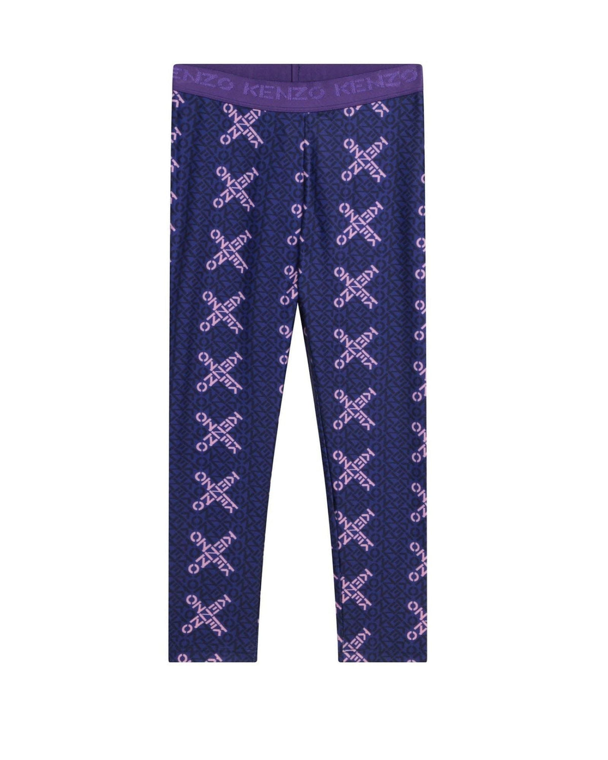 Legging en tissu technique imprimé Cross girl - Royal Purple