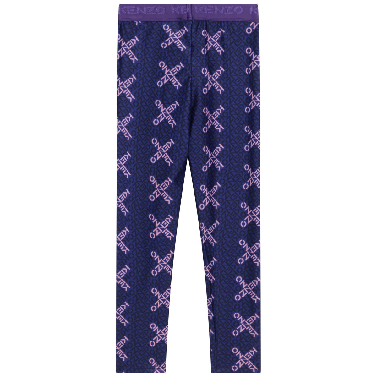 Legging en tissu technique imprimé Cross girl - Royal Purple