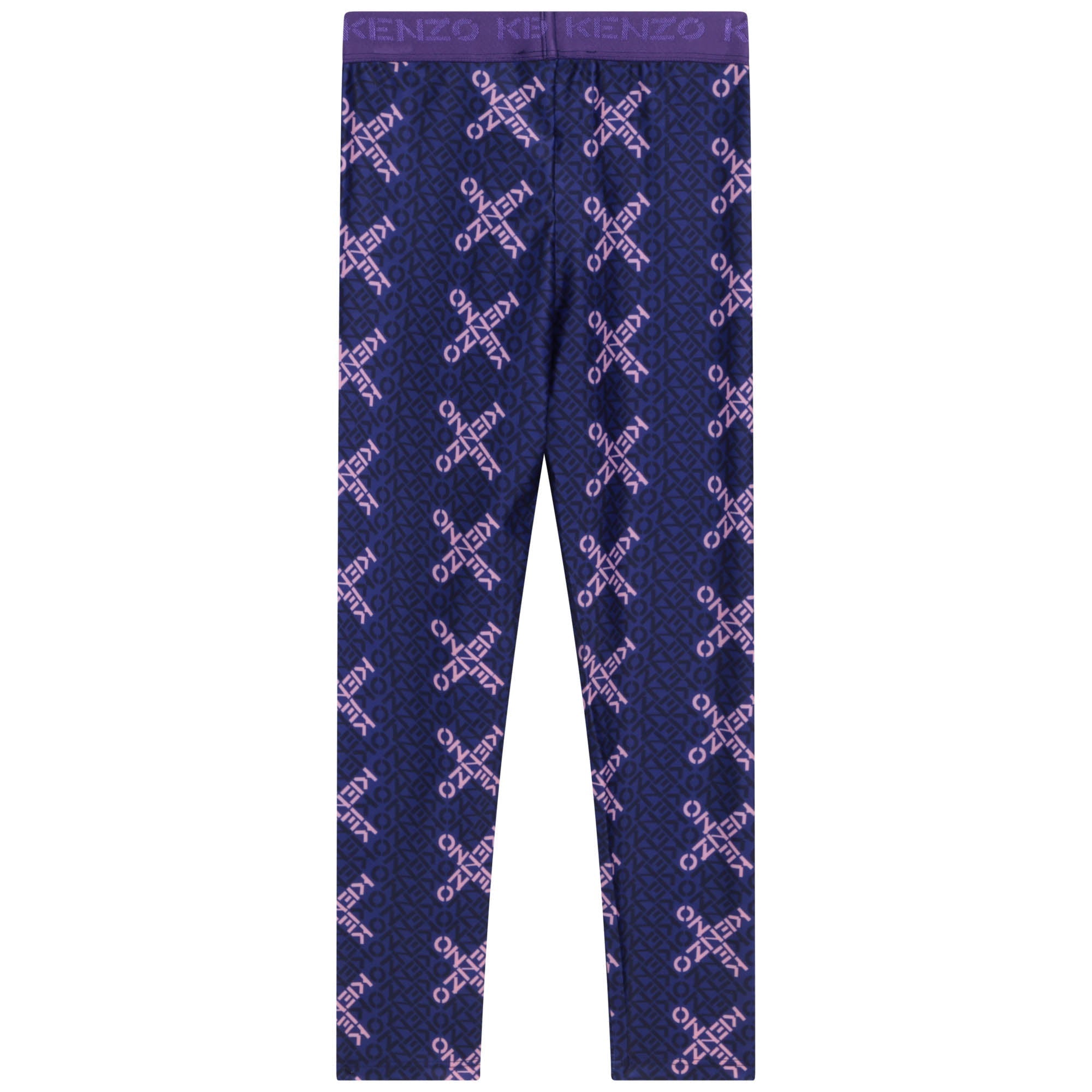 Legging en jersey technique à imprimé Cross - Royal Purple