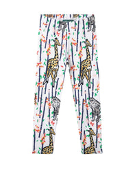 Legging à motif en coton - Blanc