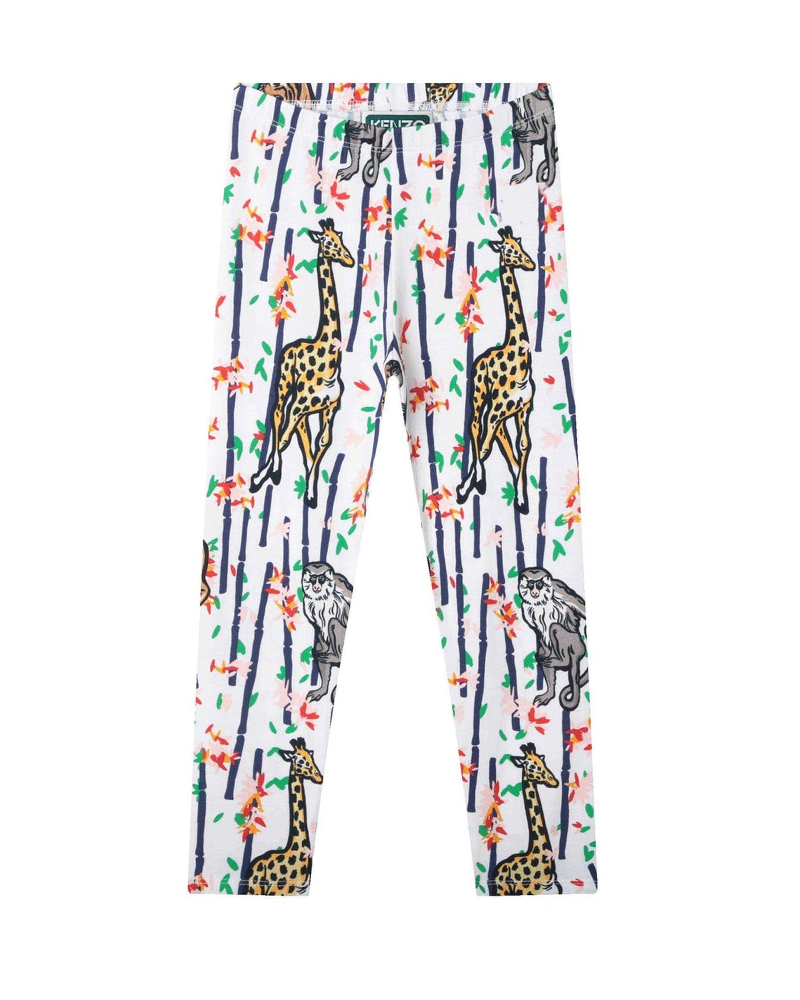 Legging à motif en coton - Blanc
