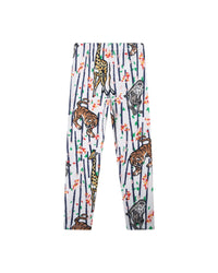 Legging à motif en coton - Blanc