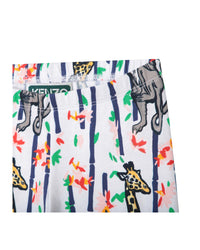 Legging à motif en coton - Blanc
