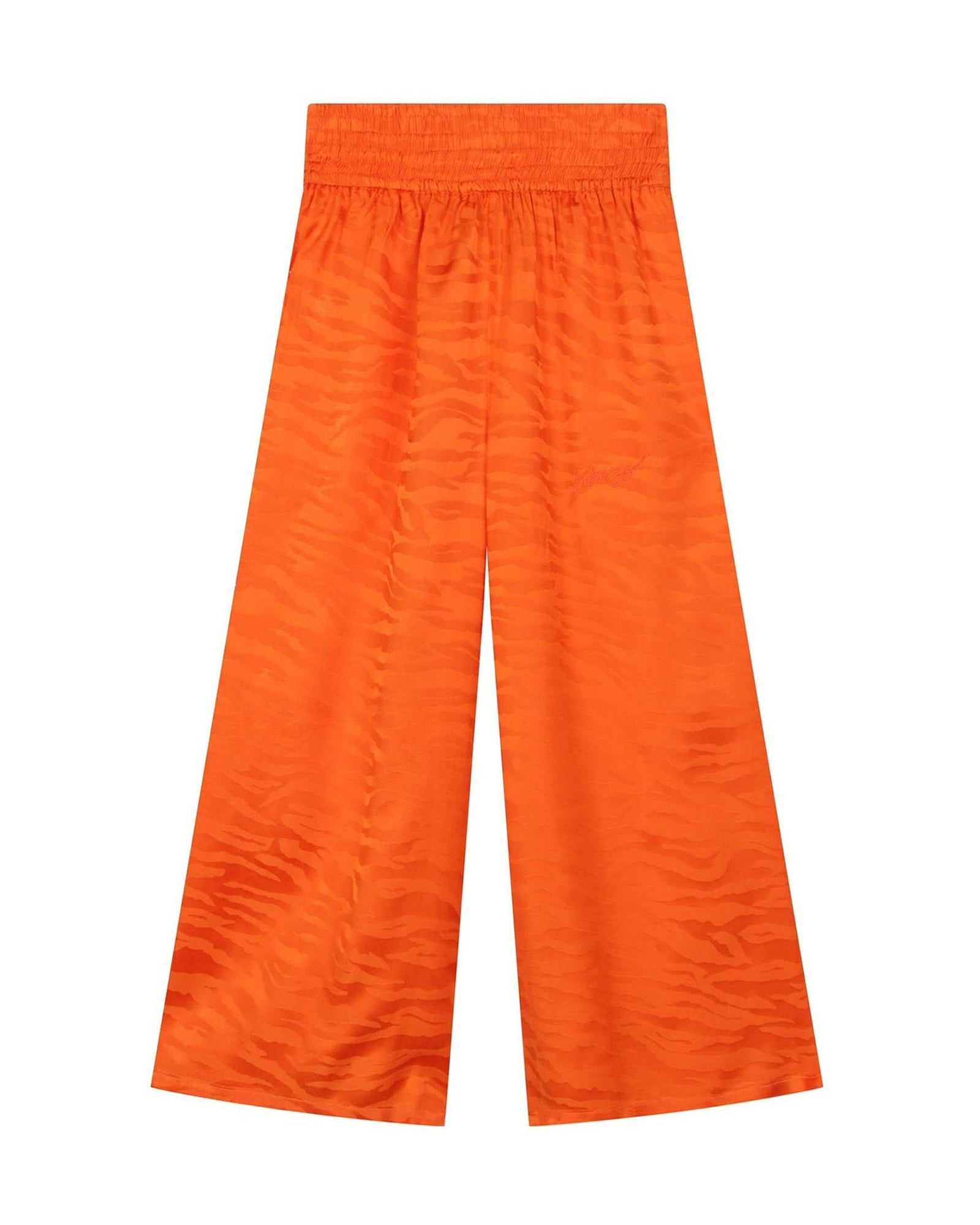 Jupe culotte à rayures - Orange fonce