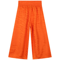 Jupe culotte à rayures - Orange fonce