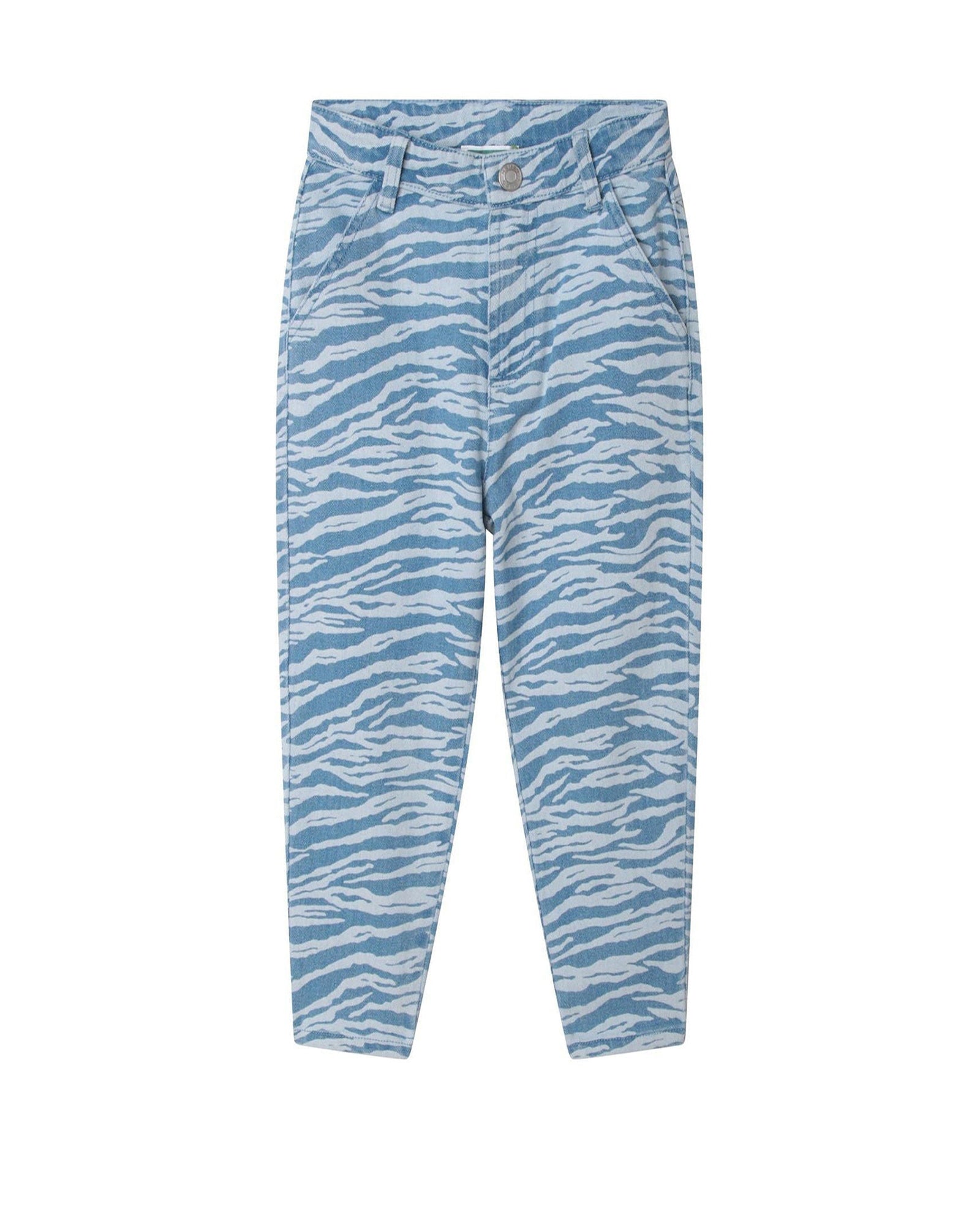 Pantalon en denim à rayures Tigre - Myosotis