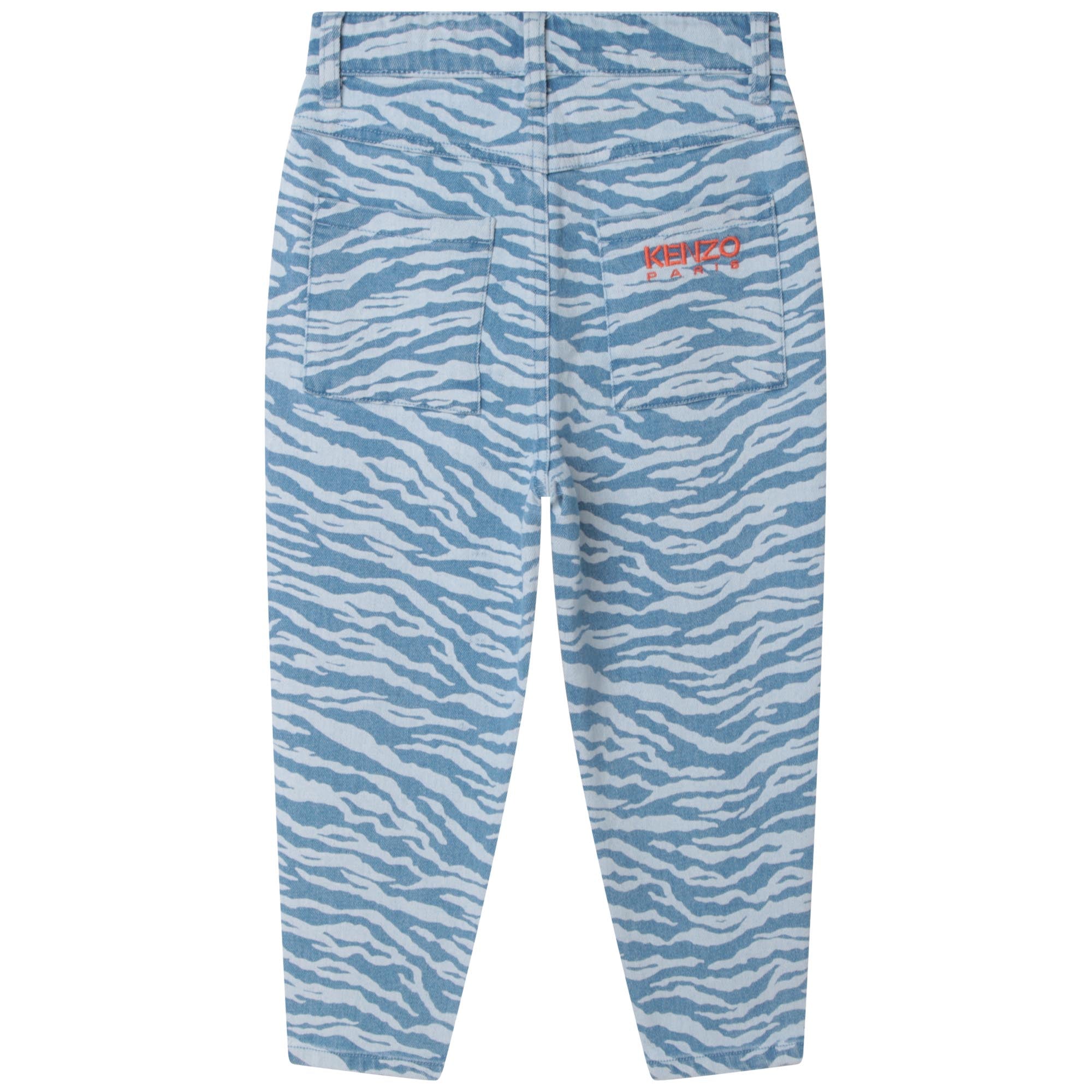 Pantalon en denim à rayures Tigre - Myosotis
