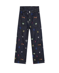 Pantalon denim en coton - Denim Brut