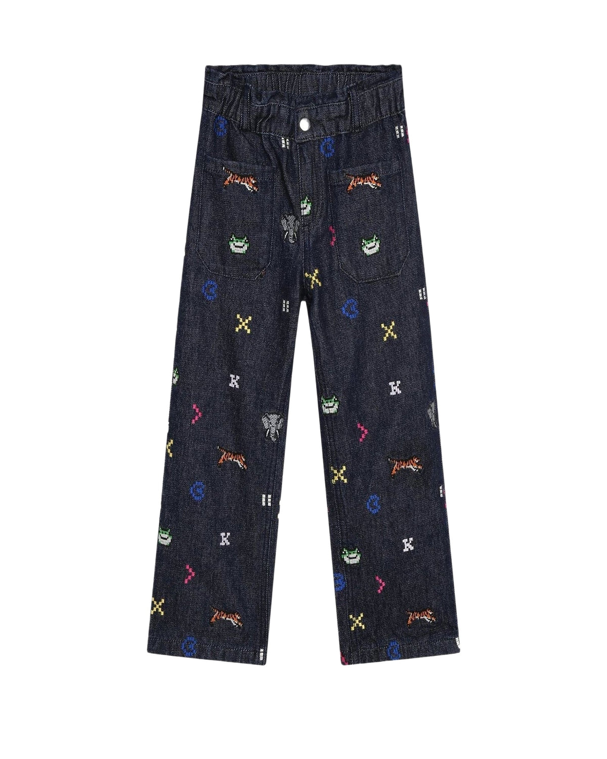 Pantalon denim en coton - Denim Brut