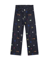 Pantalon denim en coton - Denim brut