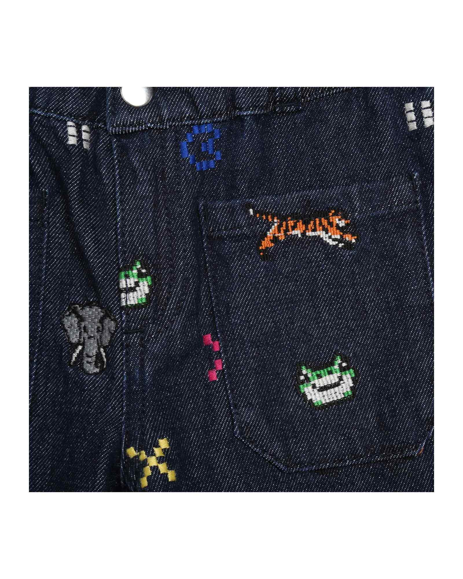 Pantalon denim en coton - Denim brut