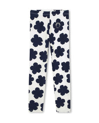 Pantalon legging en coton - Ivoire