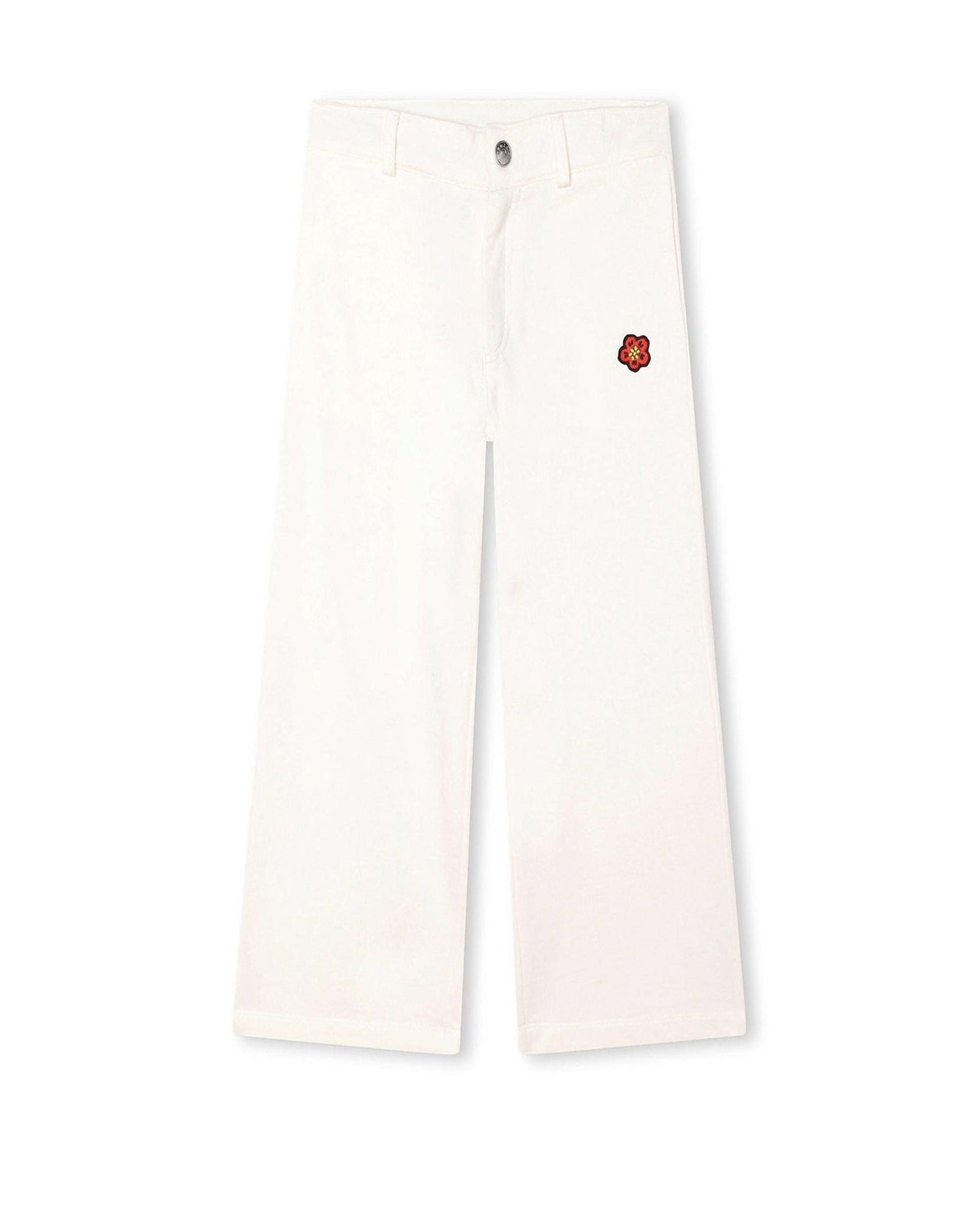 Pantalon de survêtement en coton - Ivoire