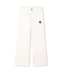 Pantalon de survêtement en coton - Ivoire