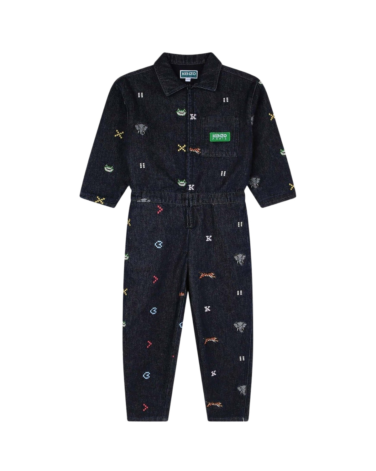 Combinaison en coton - Denim Brut