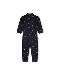Combinaison en coton - Denim Brut