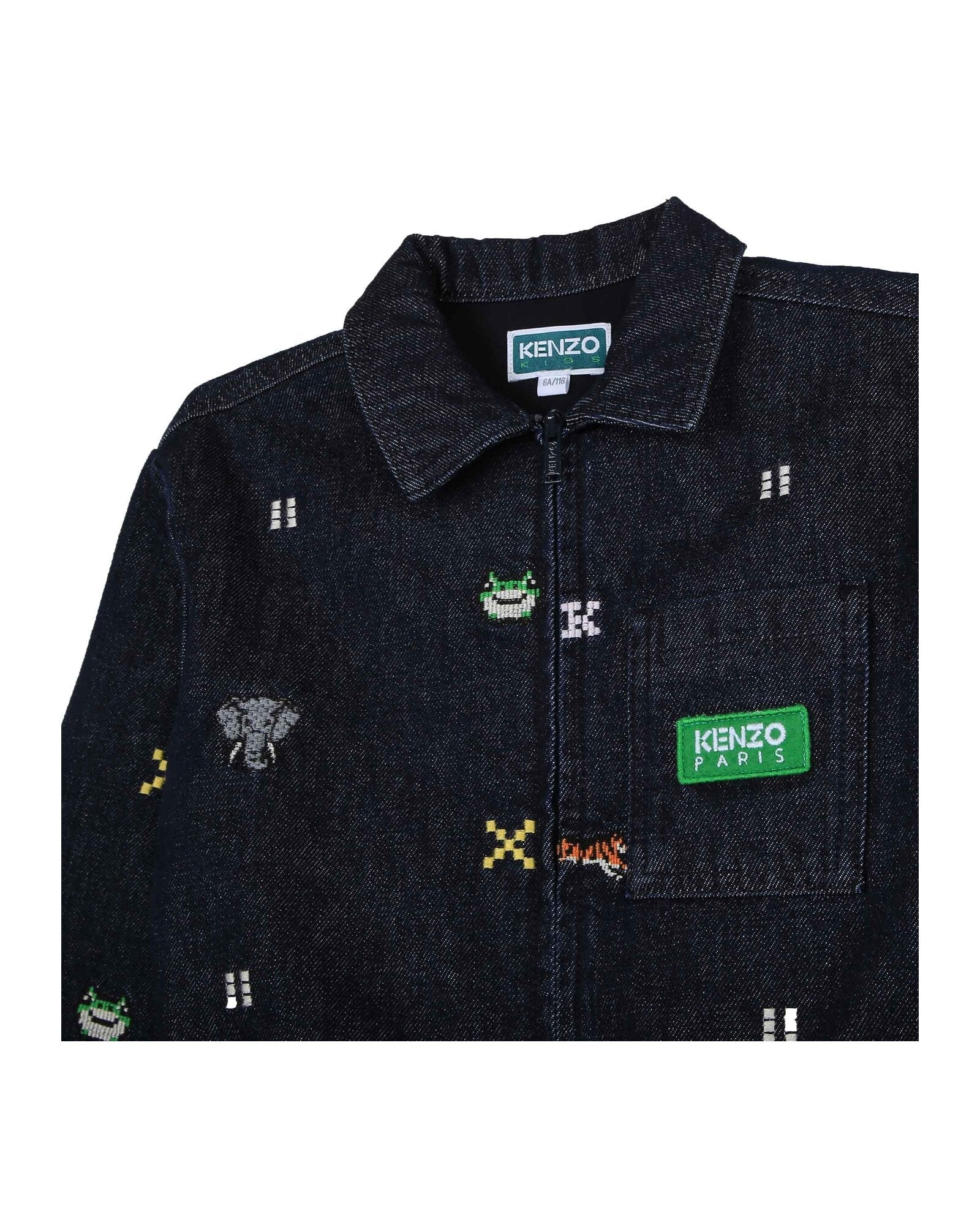 Combinaison en coton - Denim brut