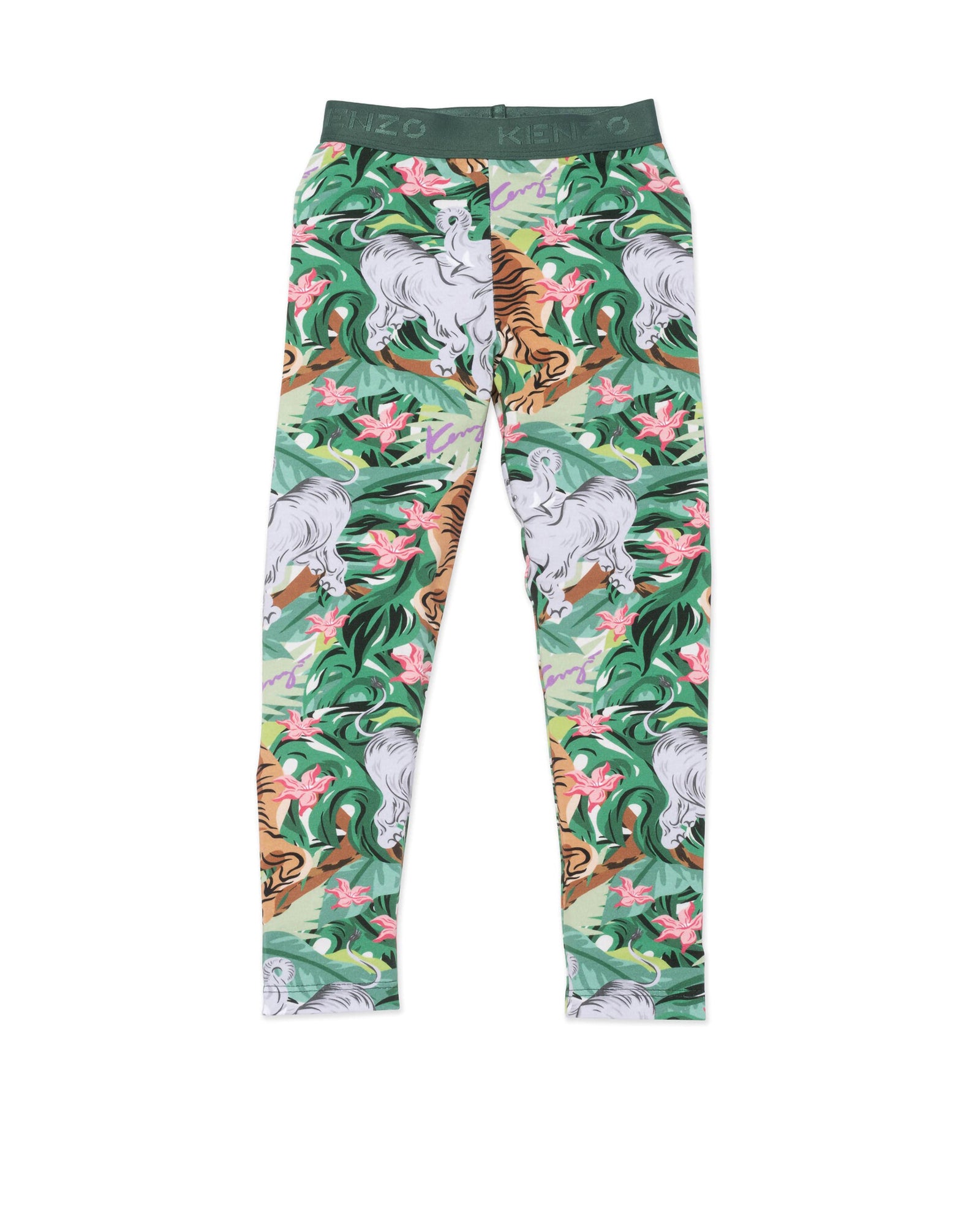 Legging motif jungle - Prussian Green