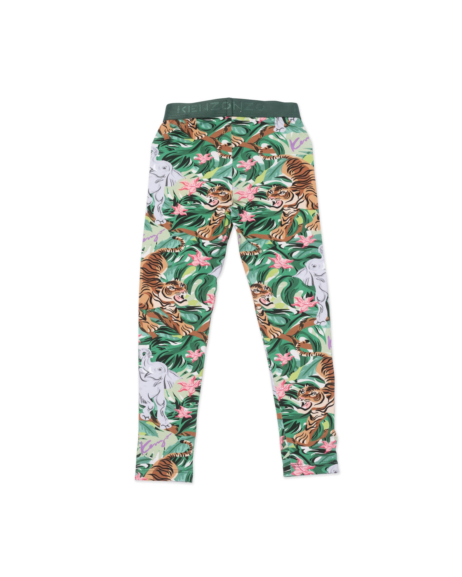 Legging motif jungle - Prussian Green
