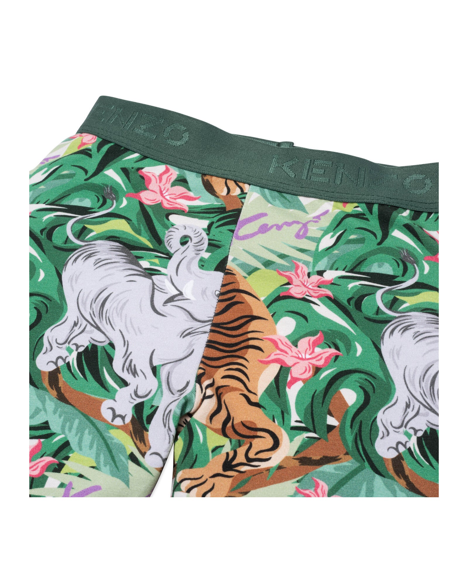 Legging motif jungle - Prussian Green