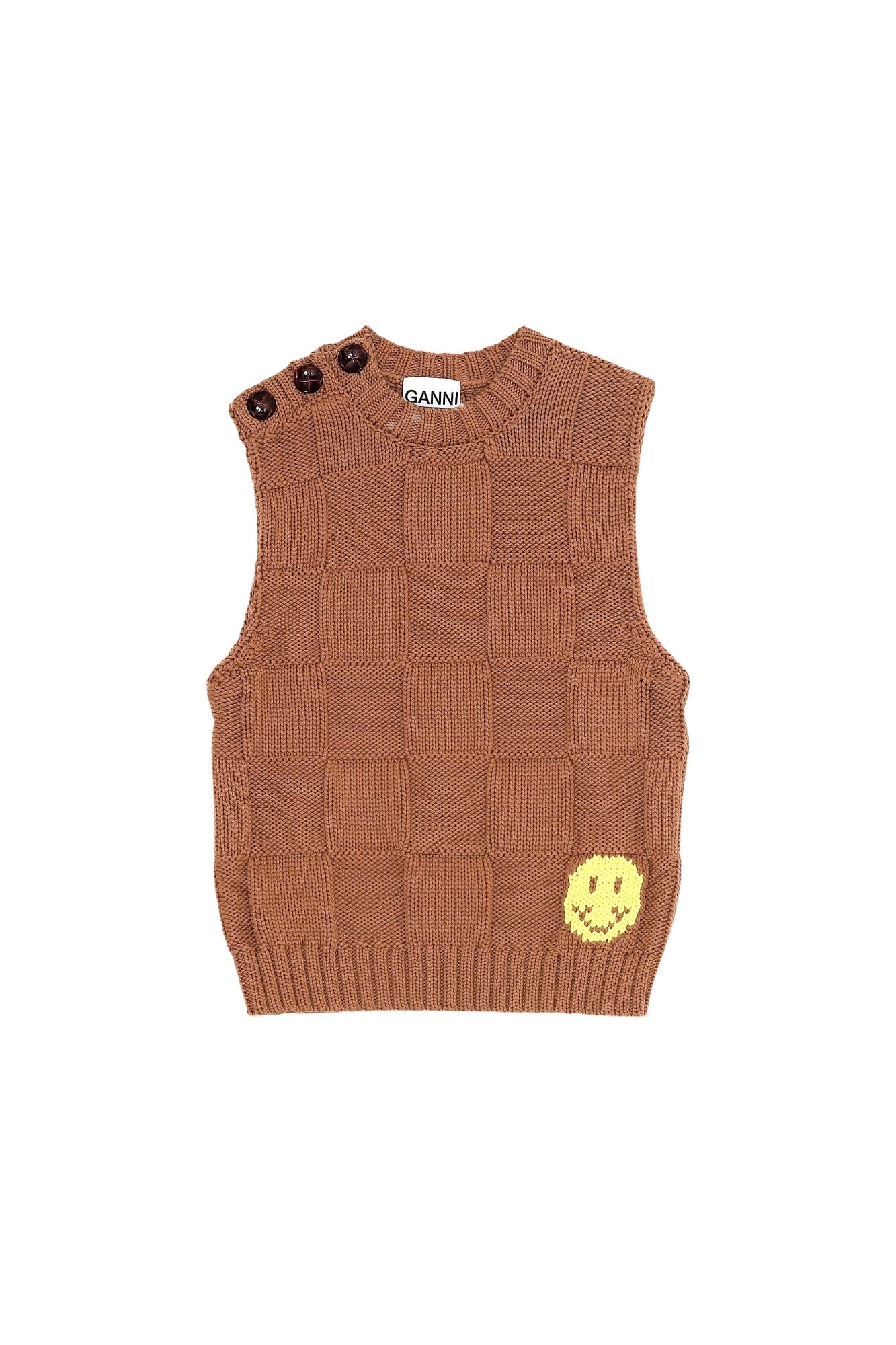 Thick knitted jumper - Tiger's Eye