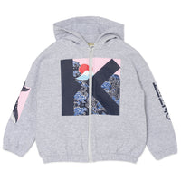 Sweatshirt à capuche - Gris Chiné