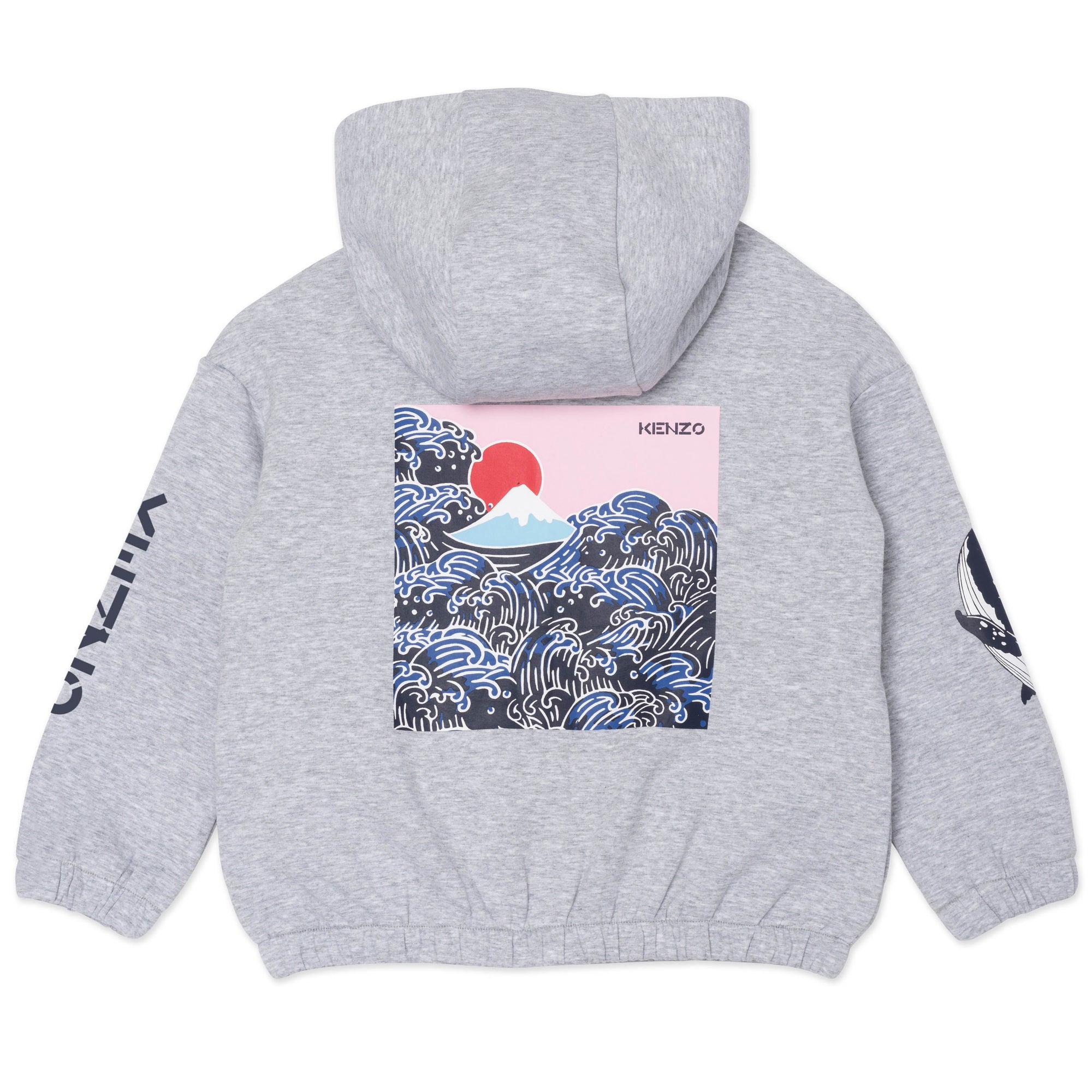 Sweatshirt à capuche - Gris Chiné