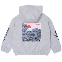 Sweatshirt à capuche - Gris Chiné