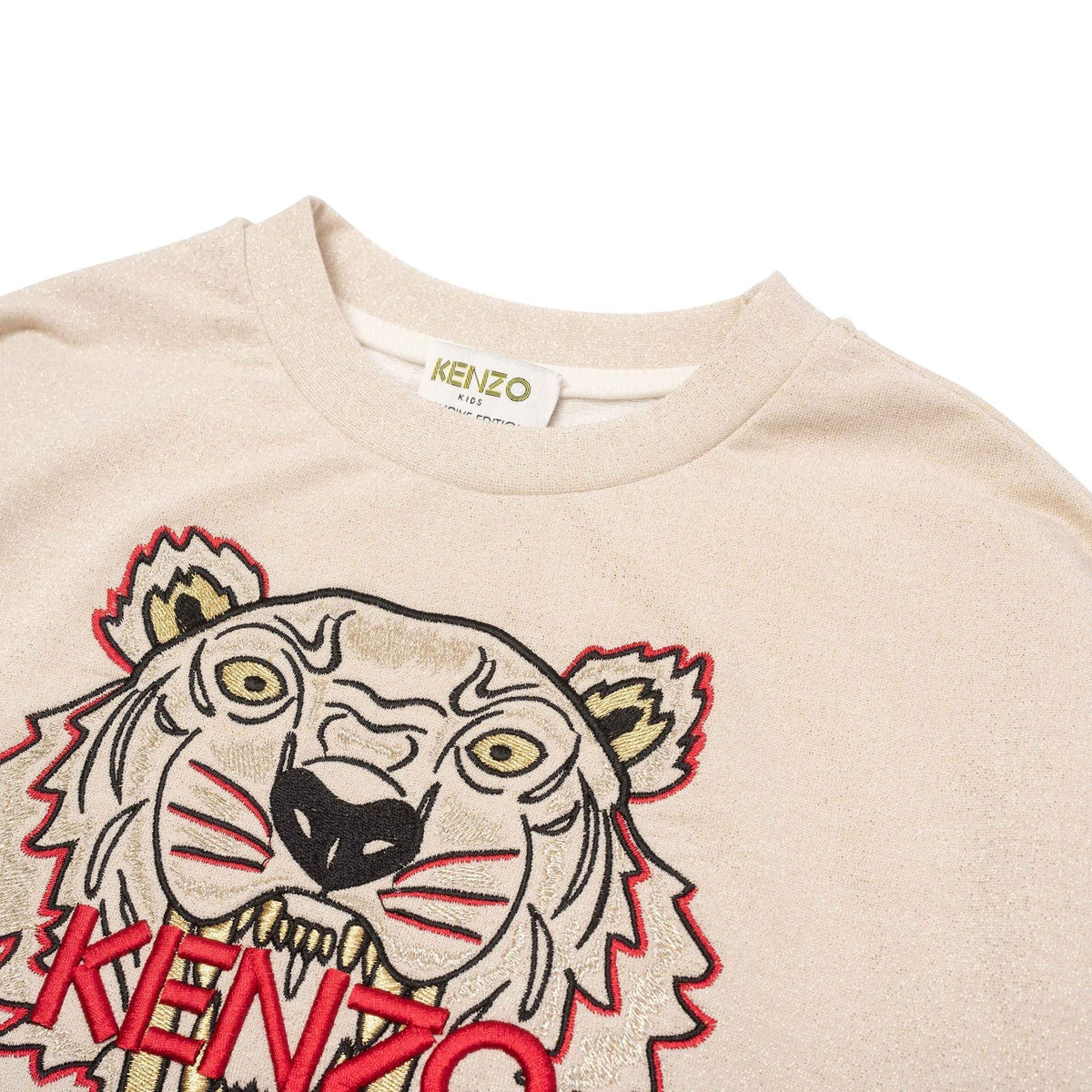 Sweat loose Tiger - Jaune Or