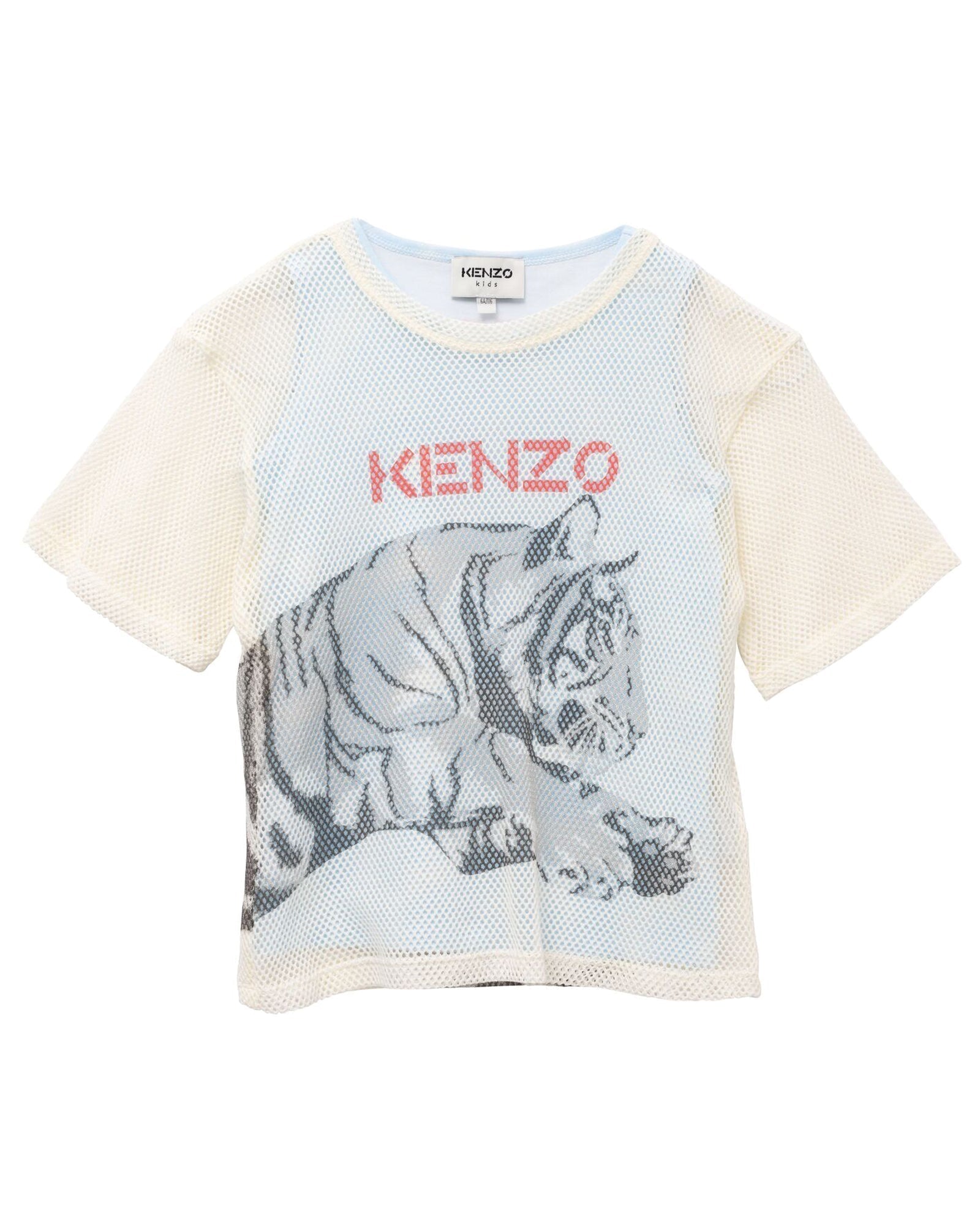 Cotton print T-shirt - Natural
