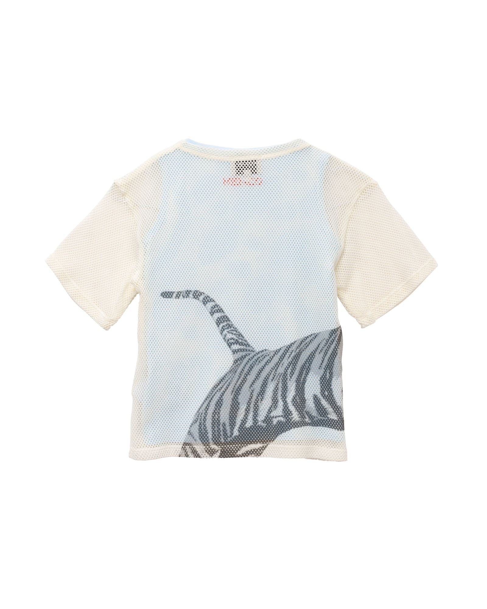 Cotton print T-shirt - Natural