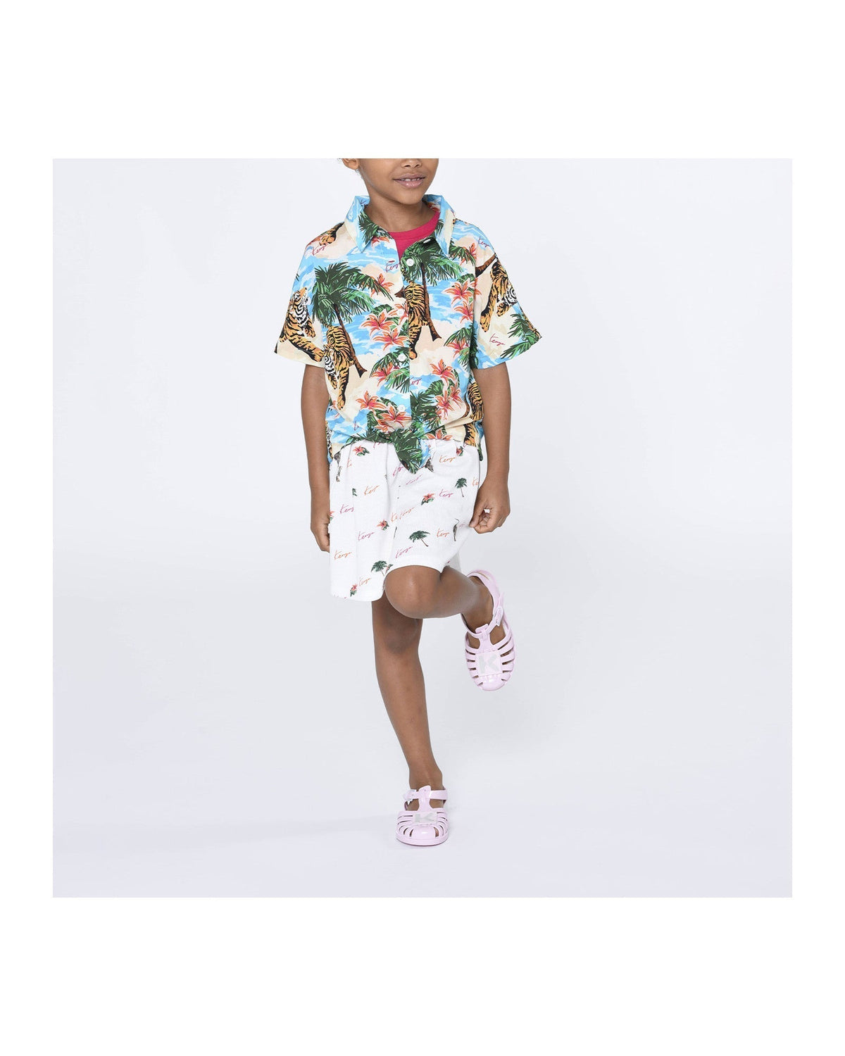 Chemise à imprimé summer - Naturel