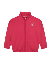 Sweat zippé en interlock "K" illustré - Crambery
