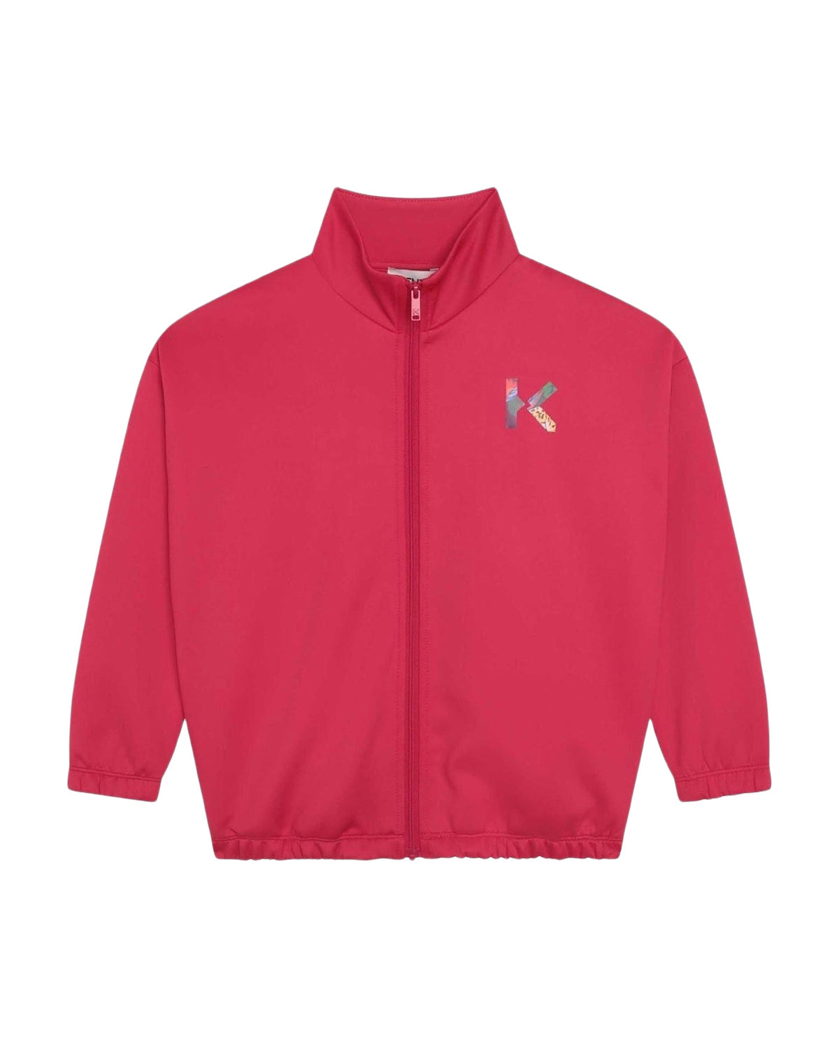 Sweat zippé en interlock "K" illustré - Crambery