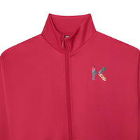 Sweat zippé en interlock "K" illustré - Crambery