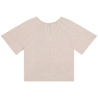 T-shirt Tiger à fronces - Écru Chiné